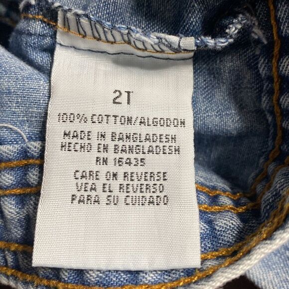 NANNETTE Baby 2T Zip Denim Jean Jacket - Picture 6 of 6